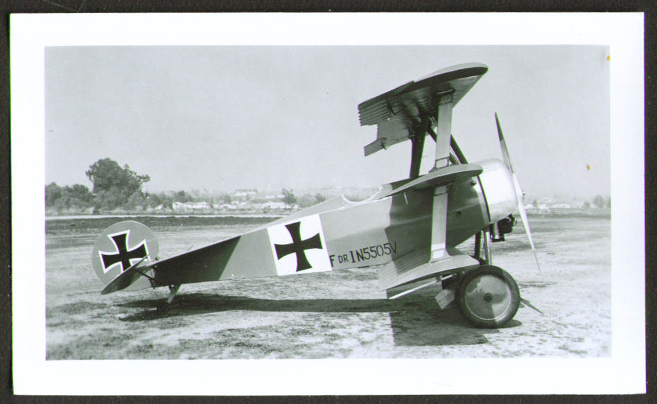 Fokker DR.I Triplane TN N5505V photo 1910s