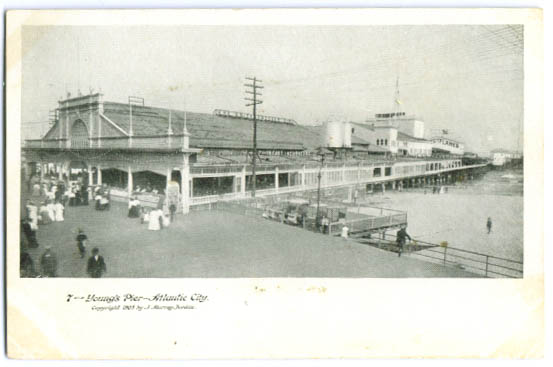 Young's Pier Atlantic City postcard 1905