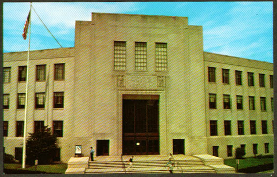 City Hall Auditorium Lynn MA postcard 1950s