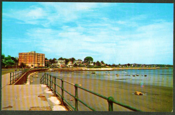 Waterfront Shore Drive Lynn MA postcard 1950s