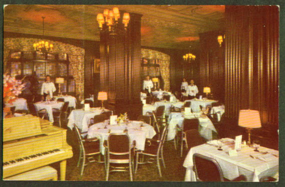 Hotel Mayfair Room St Louis MO postcard 1950s