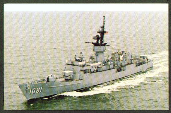 USS Aylwin Frigate FF-1081 postcard