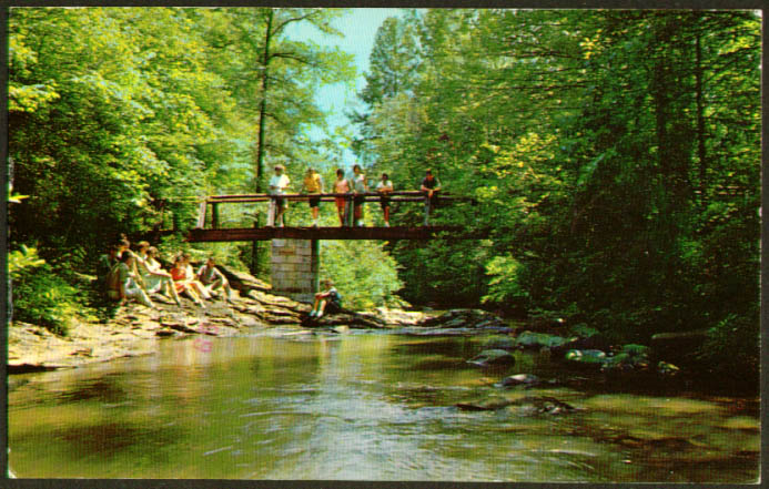 Episcopal Church Camp Mikell Toccoa GA postcard 1979