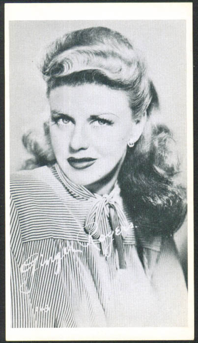 Ginger Rogers 3x5 picture 1950s