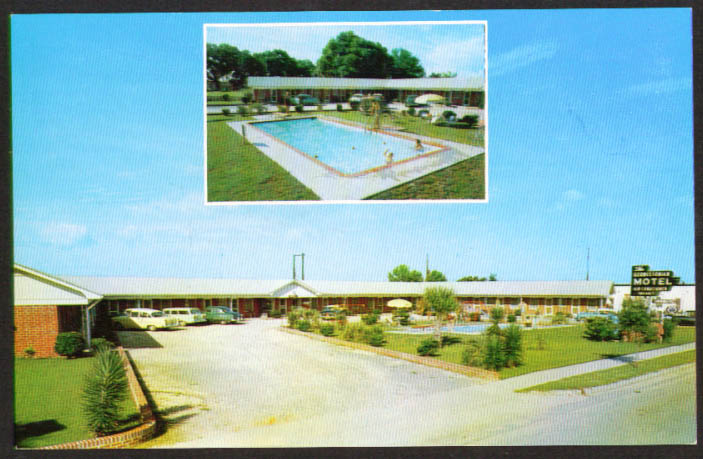 Georgetonian Motel Georgetown SC postcard 1950s