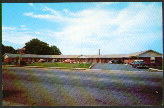 Georgetown Motel & Restaurant SC postcard 1950s