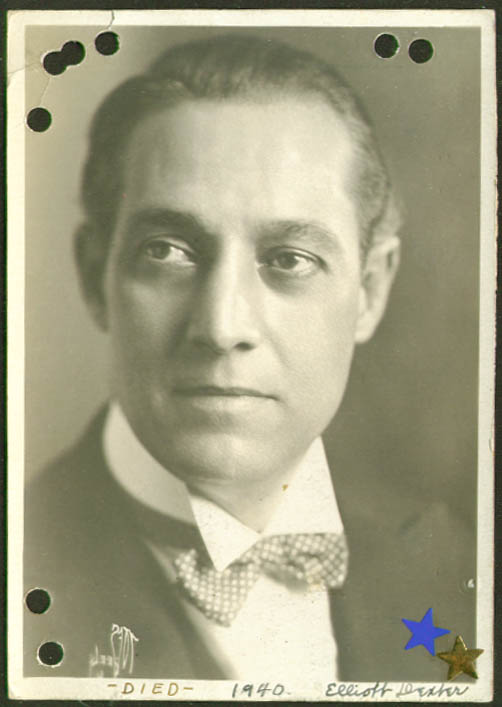 Actor Elliott Dexter 5x7 photo [1870-1941]