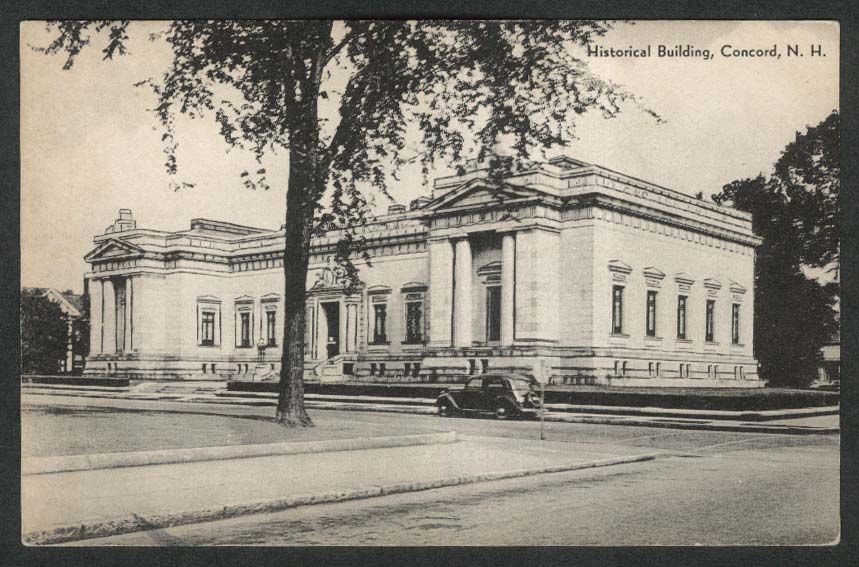 Historical Building Concord NH postcard 1930s