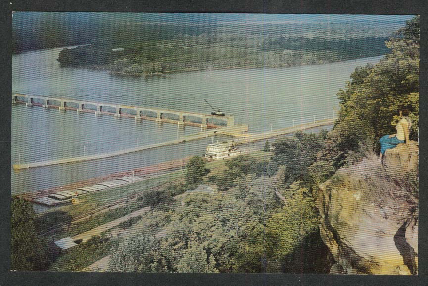 Lookout Point Pinnacle Park Mississippi Lock Dam Clarksville MO ...