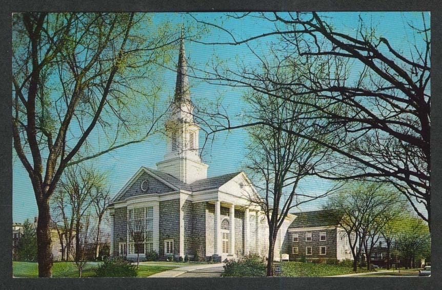 Allison United Methodist Church Carlisle PA postcard 1950s