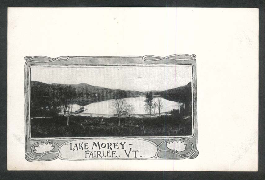 Lake Morey Fairlee VT undivided back postcard 1900s