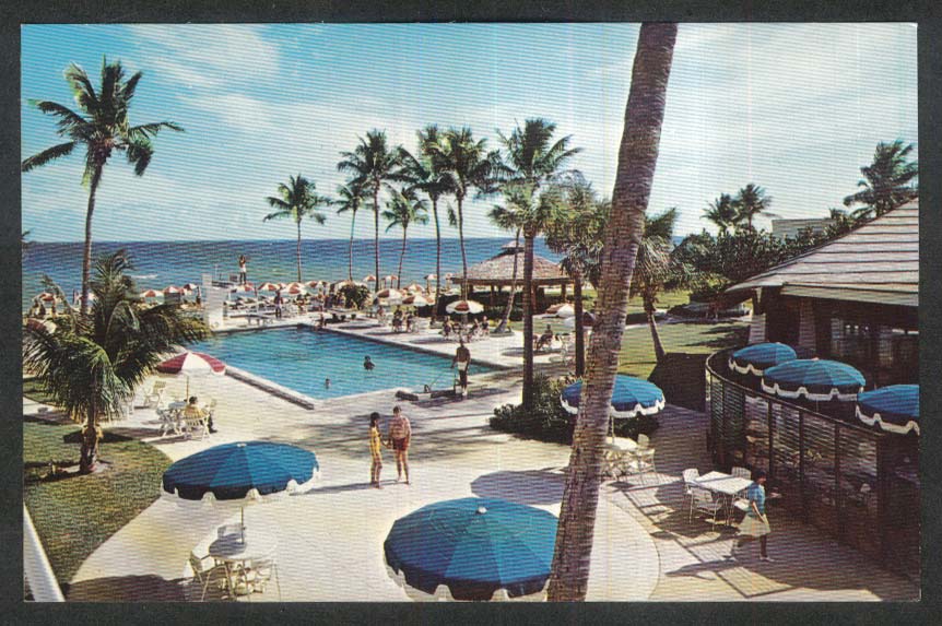 Blue Umbrellas at Pan American Hotel Collins Ave Miami Beach FL ...