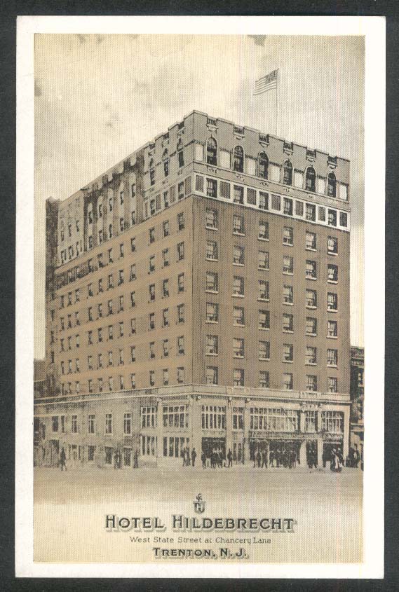 Hotel Hildebrecht Trenton NJ postcard 1920s