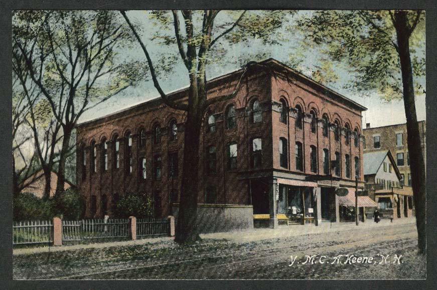 YMCA Keene NH postcard 1910s