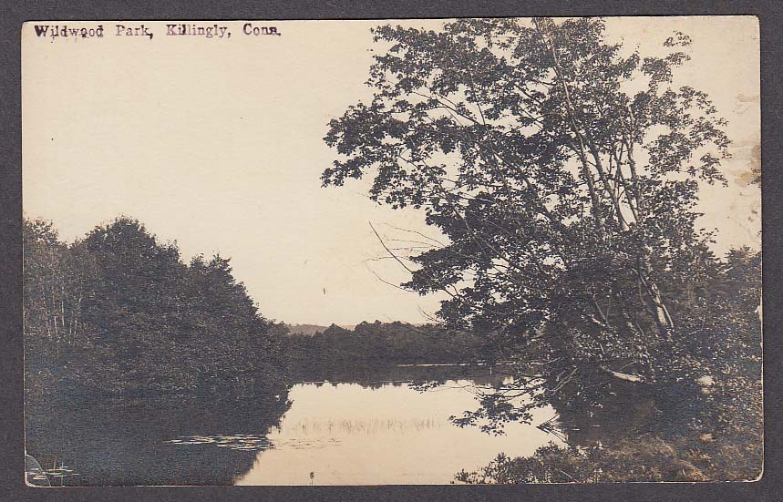 Wildwood Park Killingly CT RPPC postcard 1920s