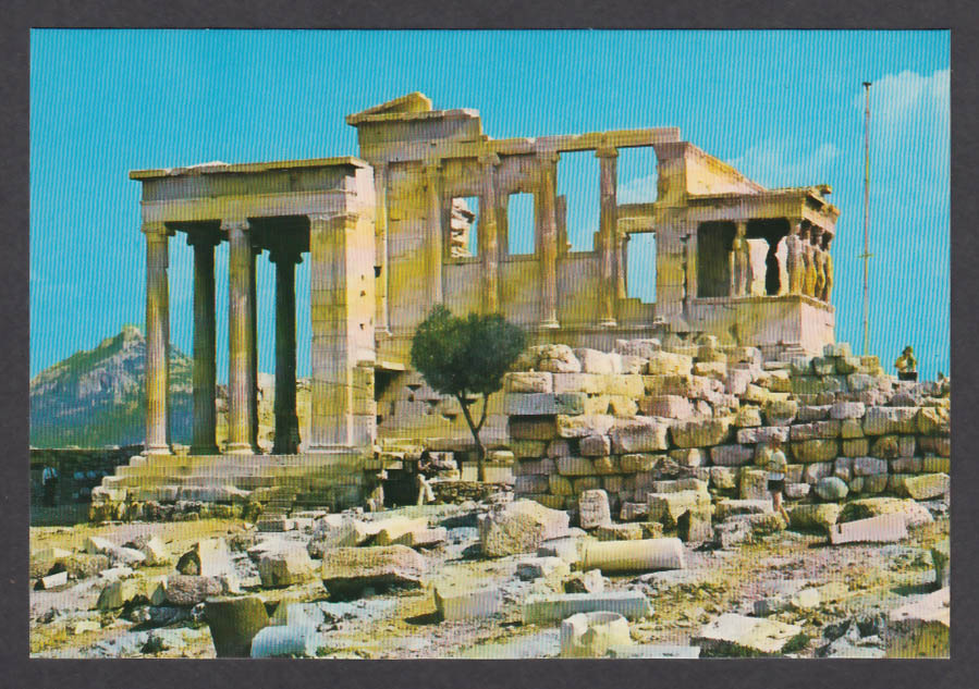 The Erechtheion Athens Greece postcard 1970s