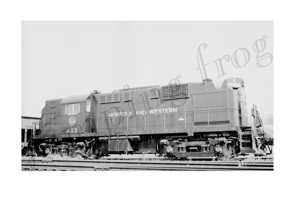 Norfolk & Western Railway Railroad diesel locomotive #403 5x7 photo