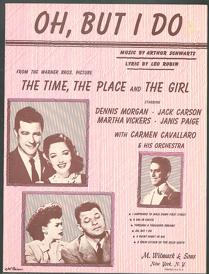  Jack Carson, Martha Vickers, Janis Paige & Carmen Cavallaro & His