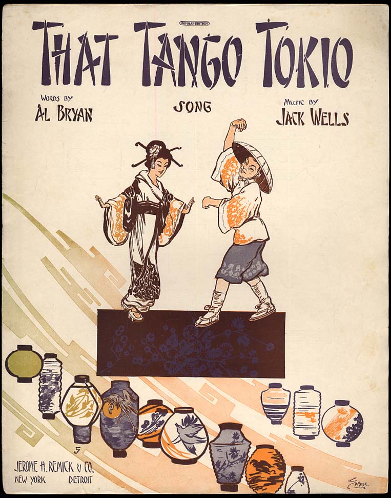 That Tango Tokio sheet music 1918 by Bryan & Wells / Starmer cover / Tokyo