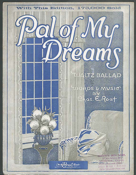 Pal of My Dreams sheet music 1923