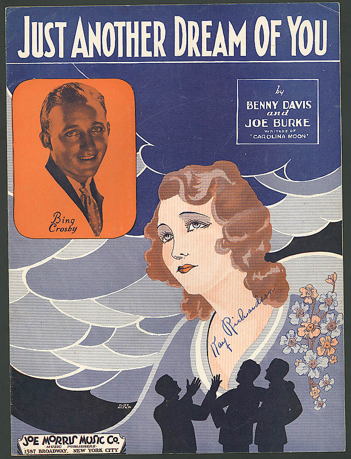 Just Another Dream of You pretty girl sheet music 1932