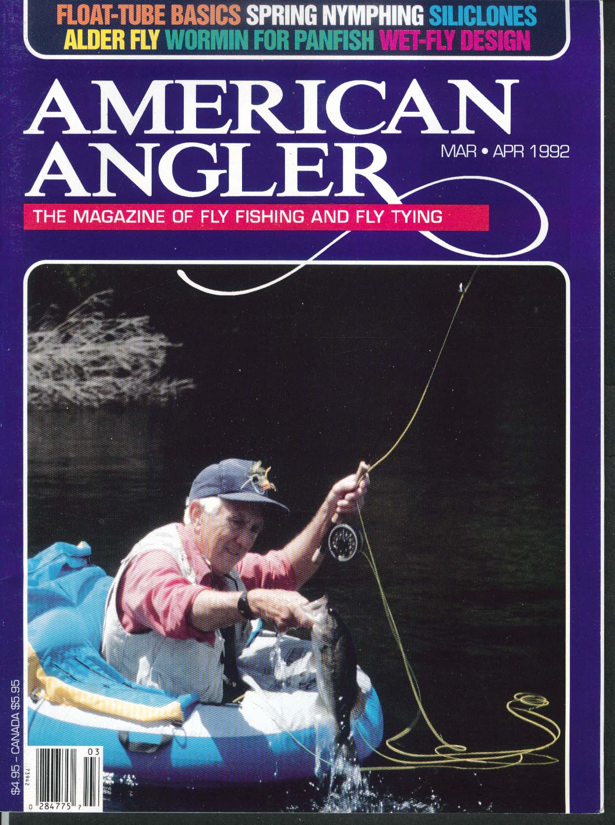 AMERICAN ANGLER Nymphing Siliclones Alder Fly Panfish Bluegills 3-4 1992