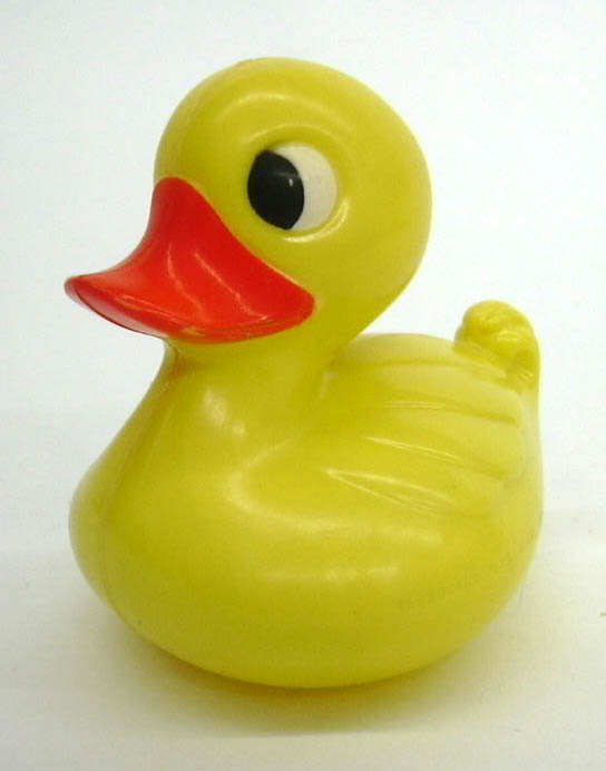 Knickerbocker yellow plastic duck rattle 3