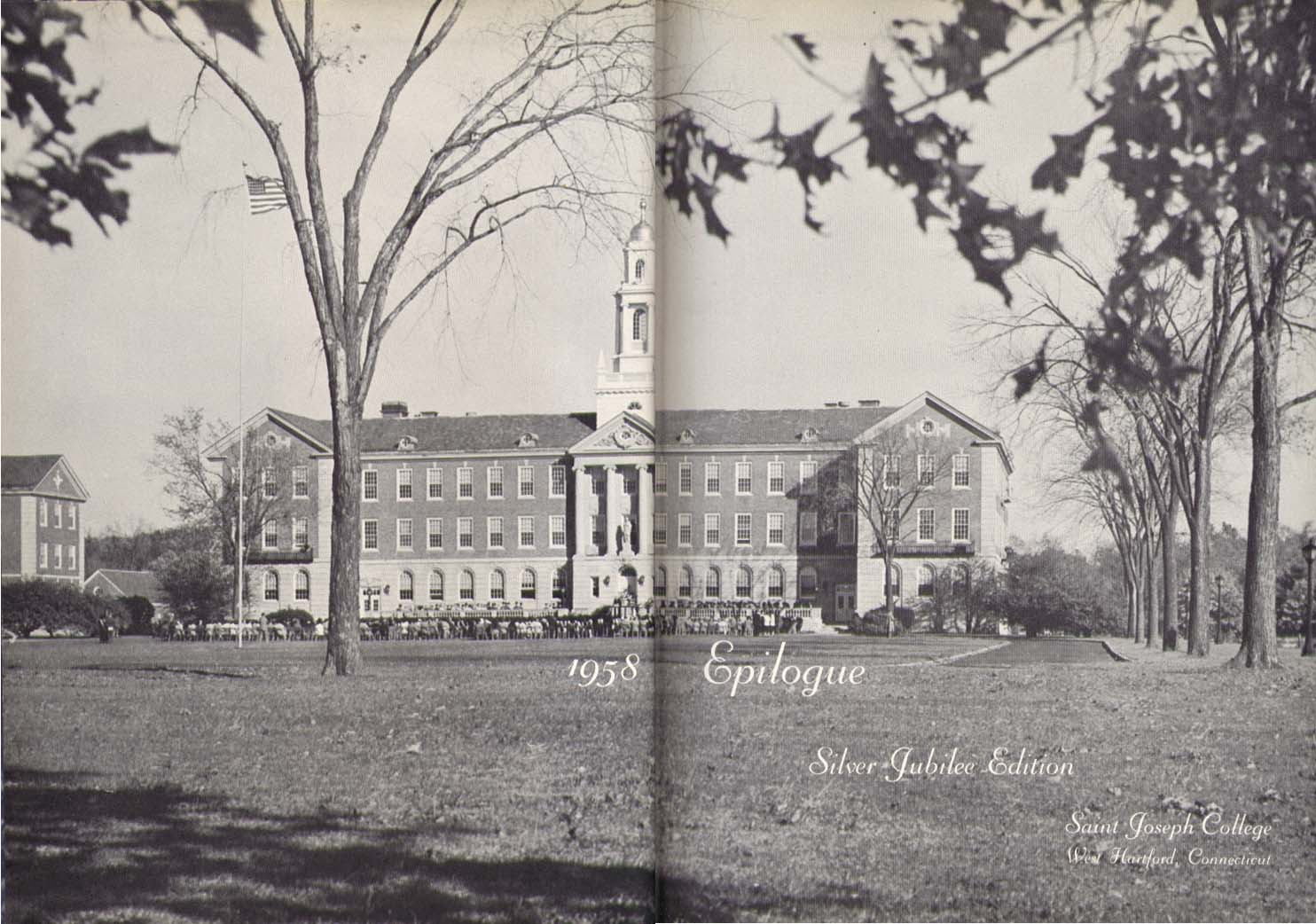 Epilogue Saint Joseph College West Hartford CT 1958 Yearbook