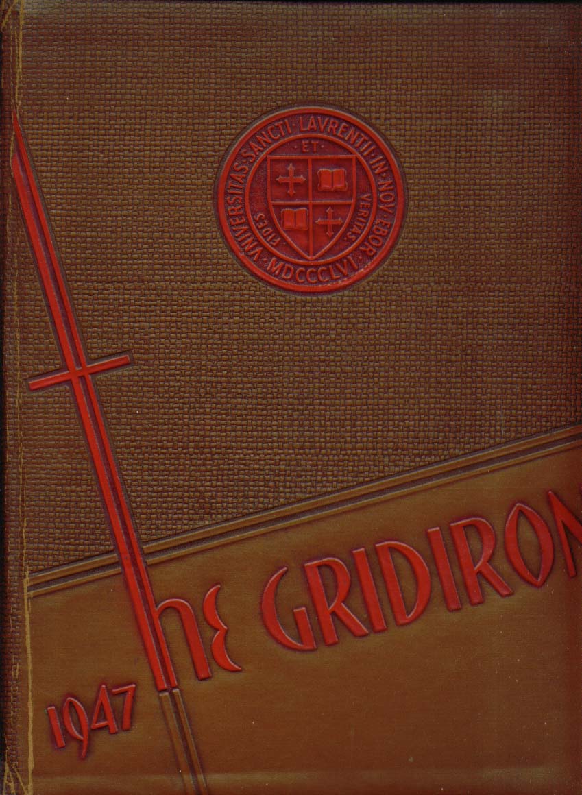 Gridiron St. Lawrence University Canton New York 1947 Yearbook